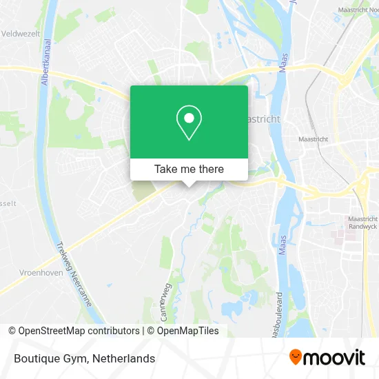 Boutique Gym map
