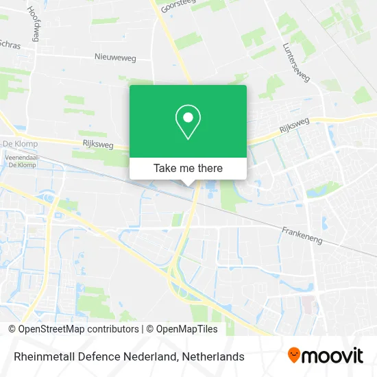 Rheinmetall Defence Nederland map