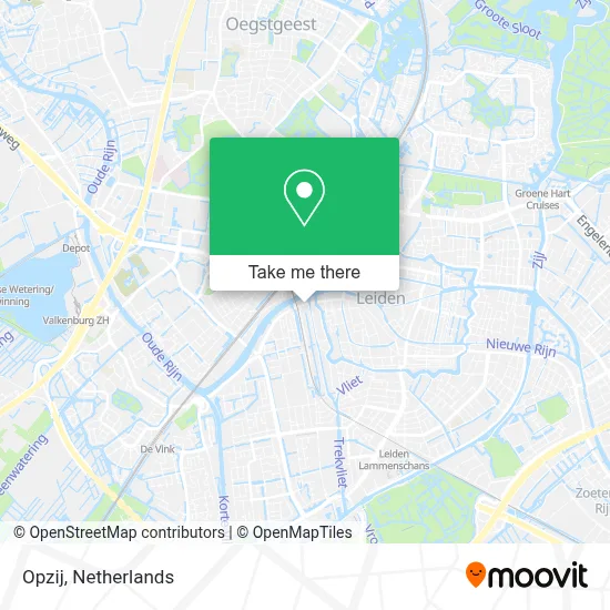 Opzij map