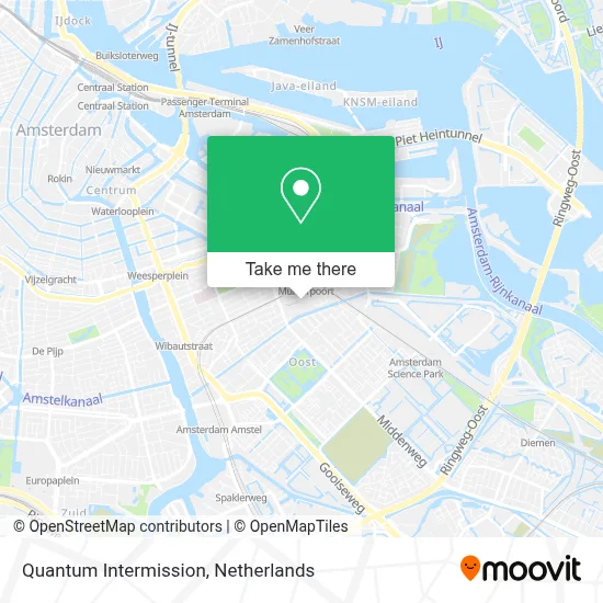 Quantum Intermission map