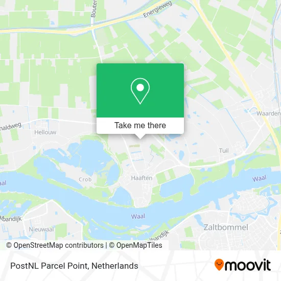 Postnl Pakketpunt map