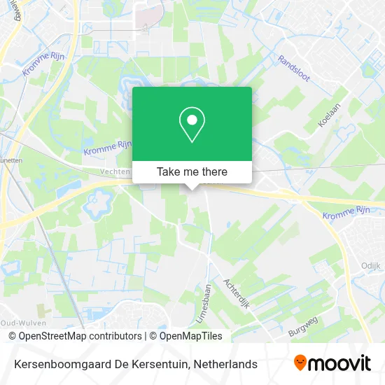 Kersenboomgaard De Kersentuin map