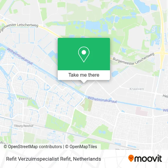 Refit Verzuimspecialist Refit map