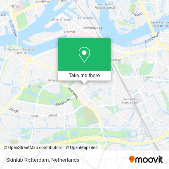 Skinlab Rotterdam map