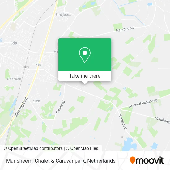 Marisheem, Chalet & Caravanpark map