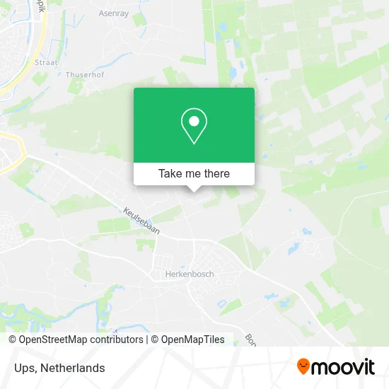 Ups map