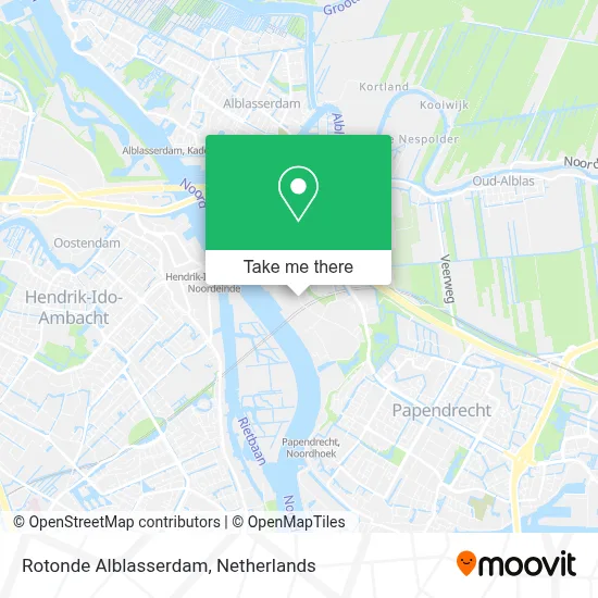 Rotonde Alblasserdam map