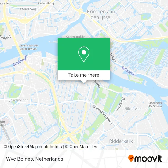 Wvc Bolnes map