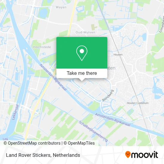 Land Rover Stickers map