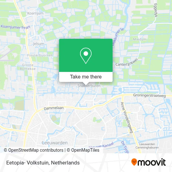 Eetopia- Volkstuin map