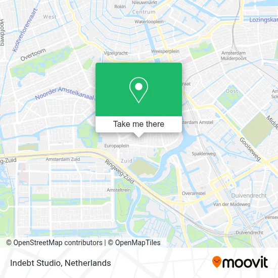 Indebt Studio map