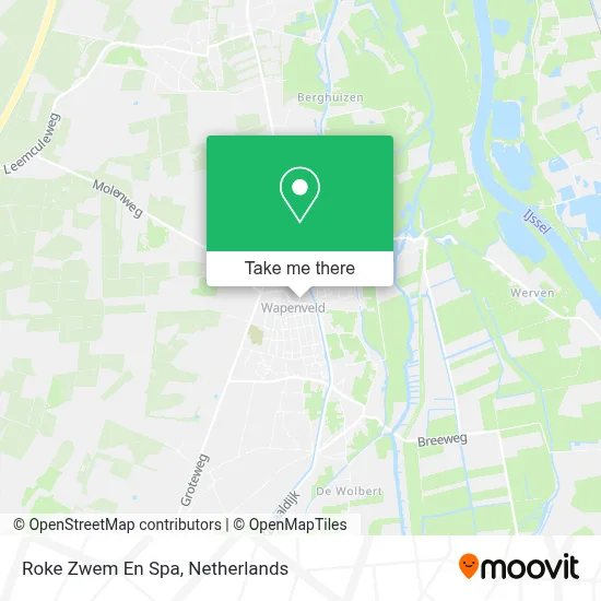 Roke Zwem En Spa map