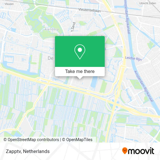 Zapptv map