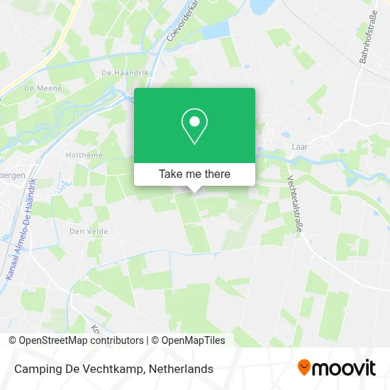 Camping De Vechtkamp map
