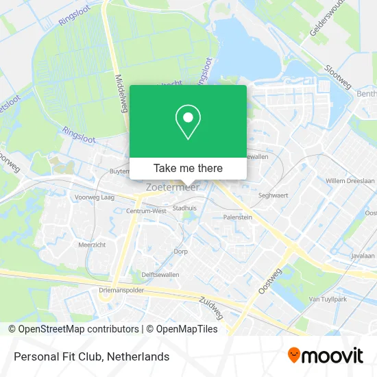 Personal Fit Club map