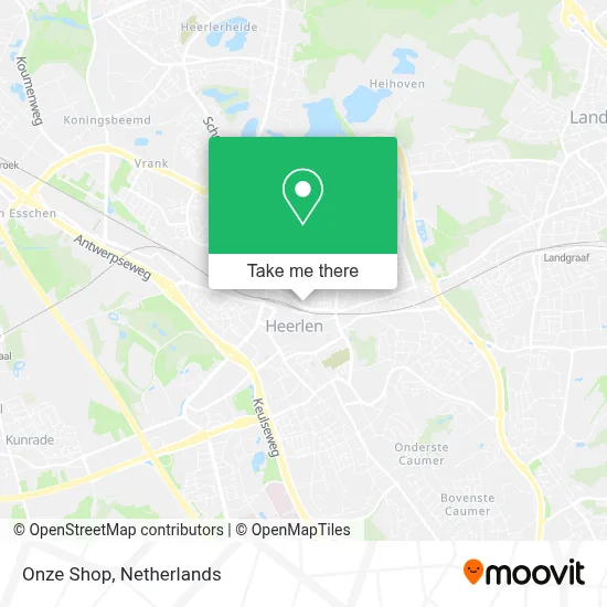 Onze Shop map