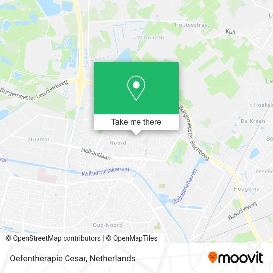 Oefentherapie Cesar map