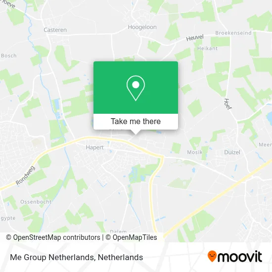 Me Group Netherlands map