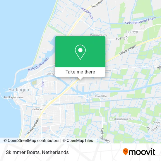 Skimmer Boats map