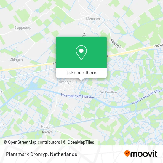 Plantmark Dronryp map
