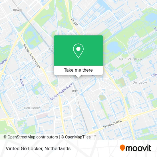 Vinted Go Locker map