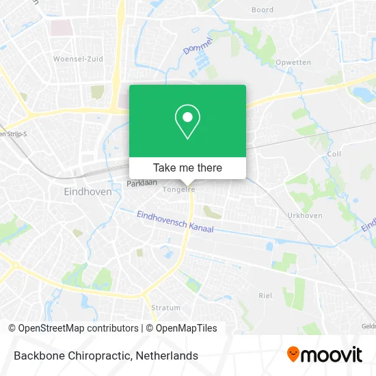 Backbone Chiropractic map