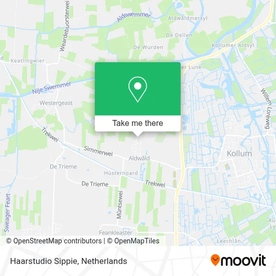 Haarstudio Sippie map