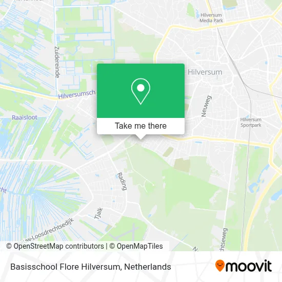 Basisschool Flore Hilversum map
