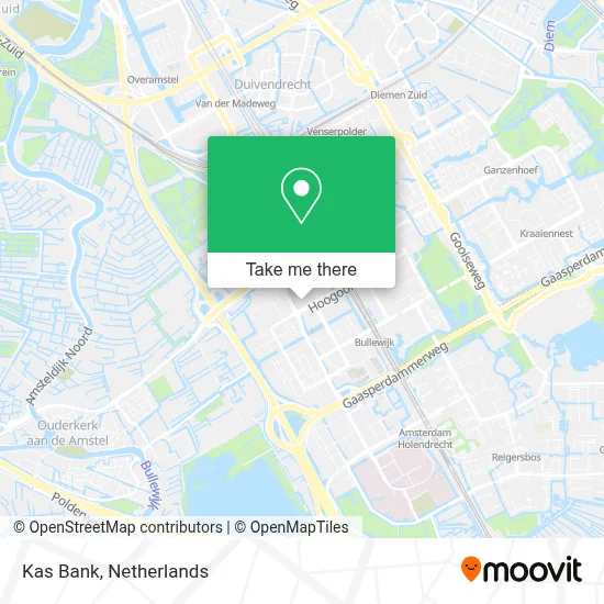 Kas Bank map