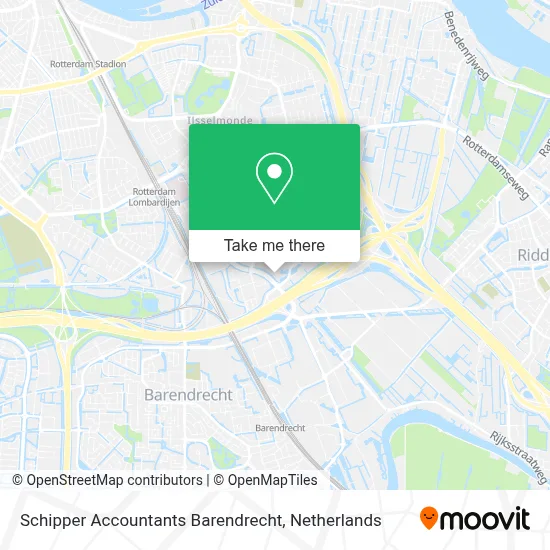 Schipper Accountants Barendrecht map