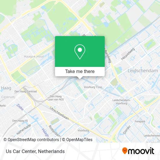 Us Car Center map