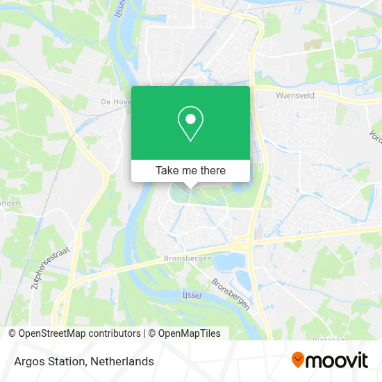 Argos Station map