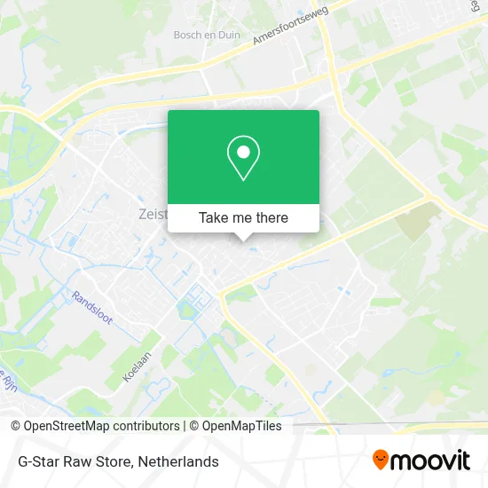 G-Star Raw Store map