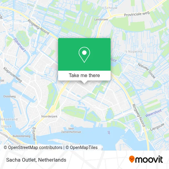 Sacha Outlet map