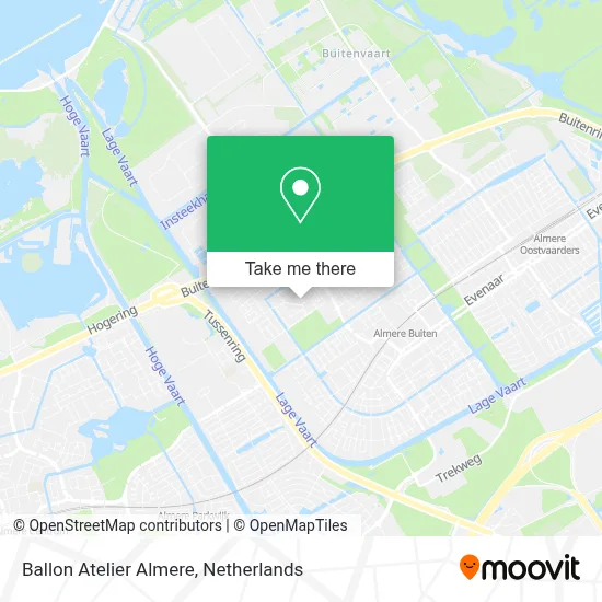Ballon Atelier Almere map