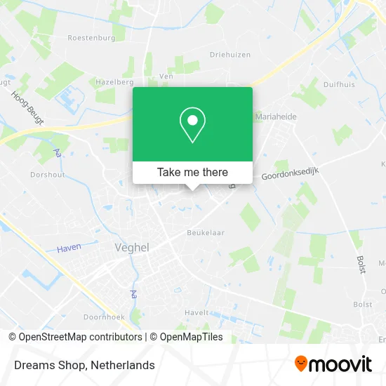 Dreams Shop map