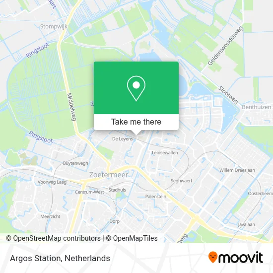 Argos Station map