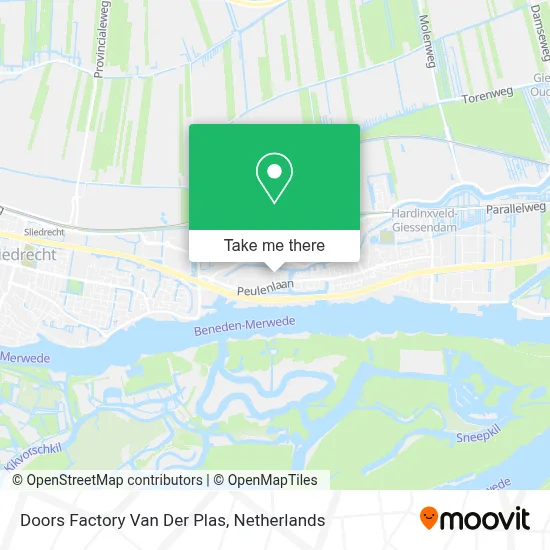 Doors Factory Van Der Plas map