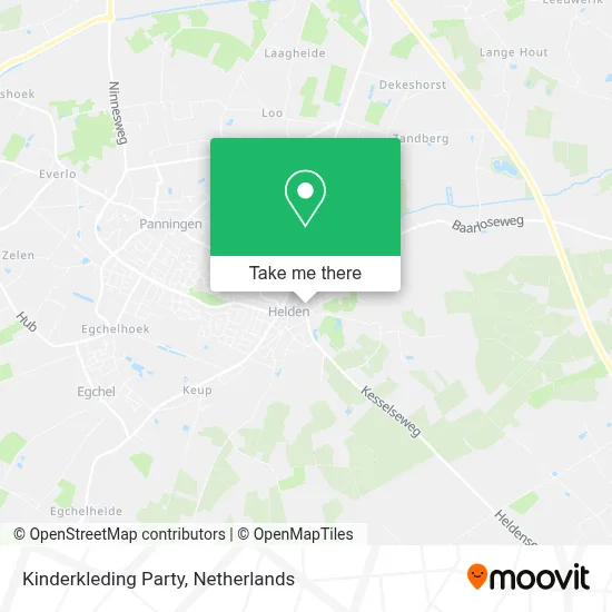 Kinderkleding Party map