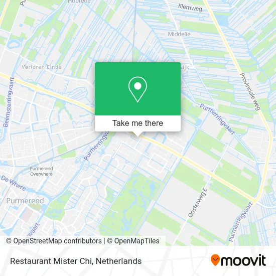 Restaurant Mister Chi map