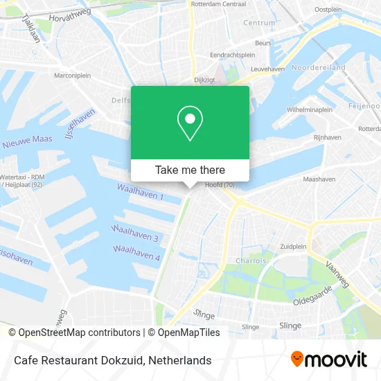 Cafe Restaurant Dokzuid map