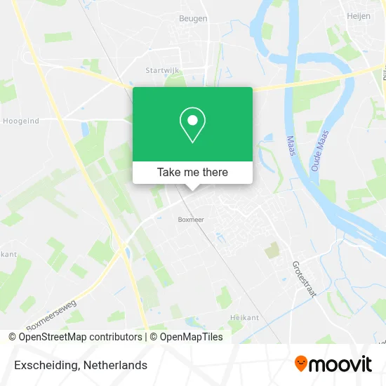 Exscheiding map