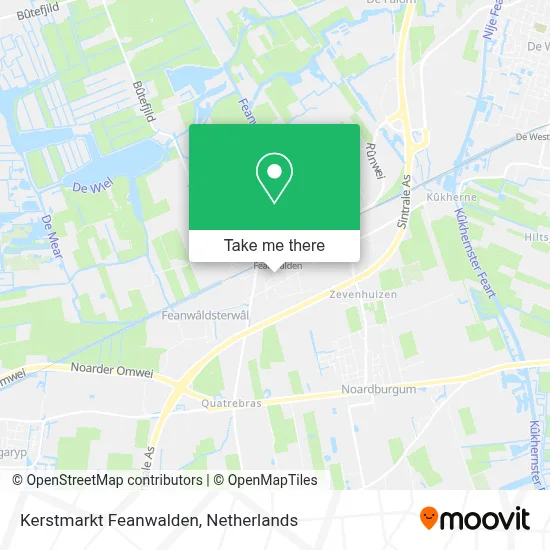 Kerstmarkt Feanwalden map