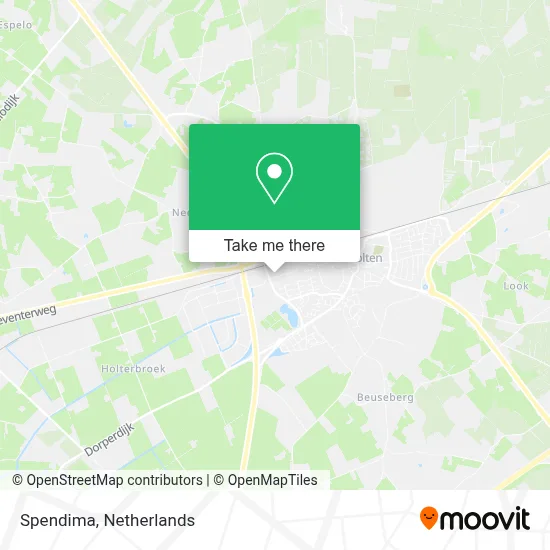 Spendima map