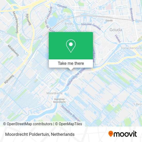 Moordrecht Poldertuin map