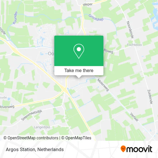 Argos Station map