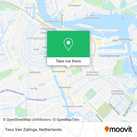 Tess Van Zalinge map