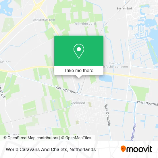World Caravans And Chalets map