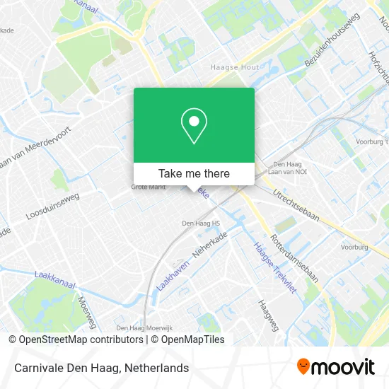 Carnivale Den Haag map