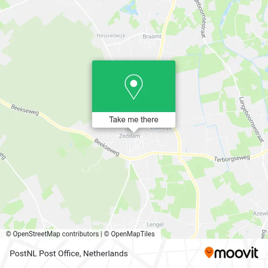Postnl Postkantoor map